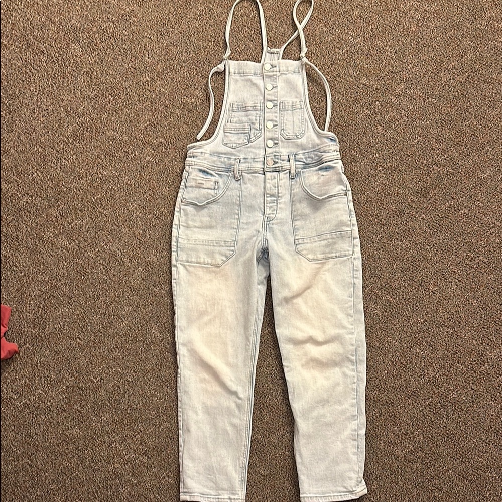 Light Blue Denim Overalls